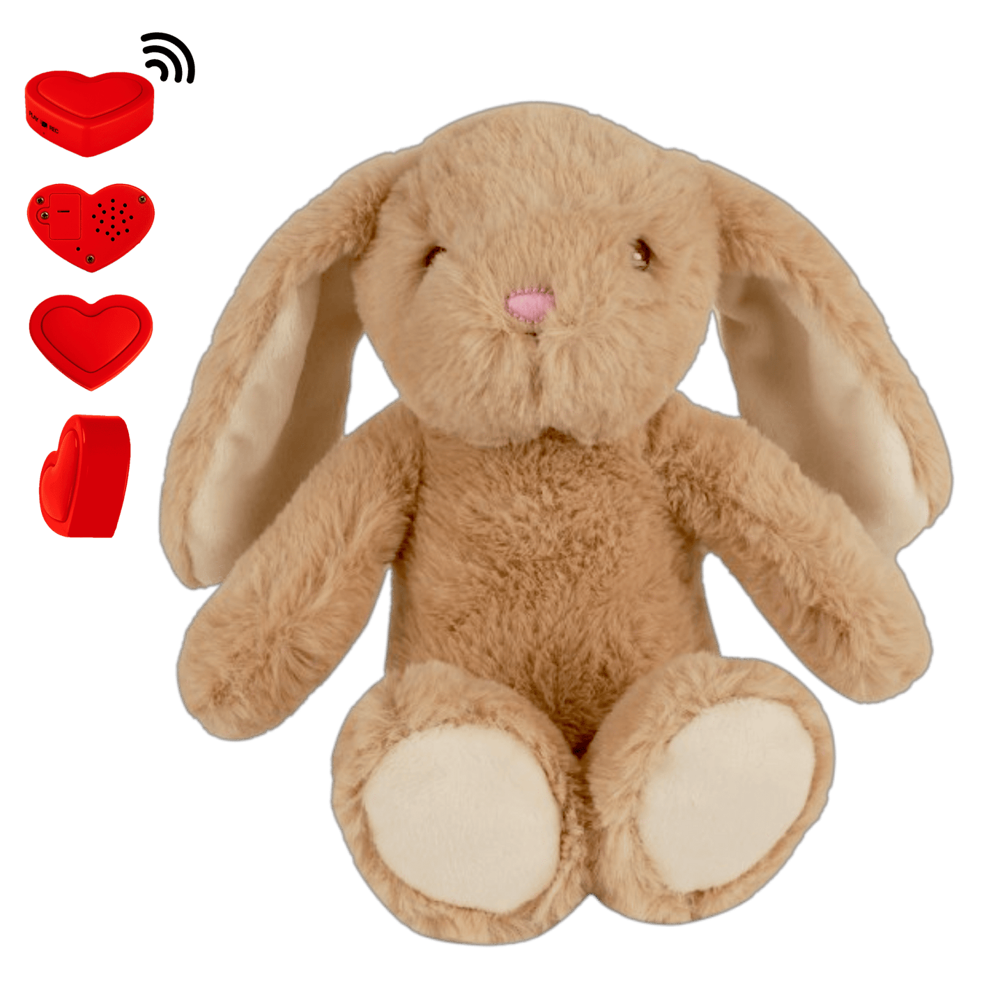 Knuffel Konijn met Stemopname β Gepersonaliseerd Cadeau | The Hugify