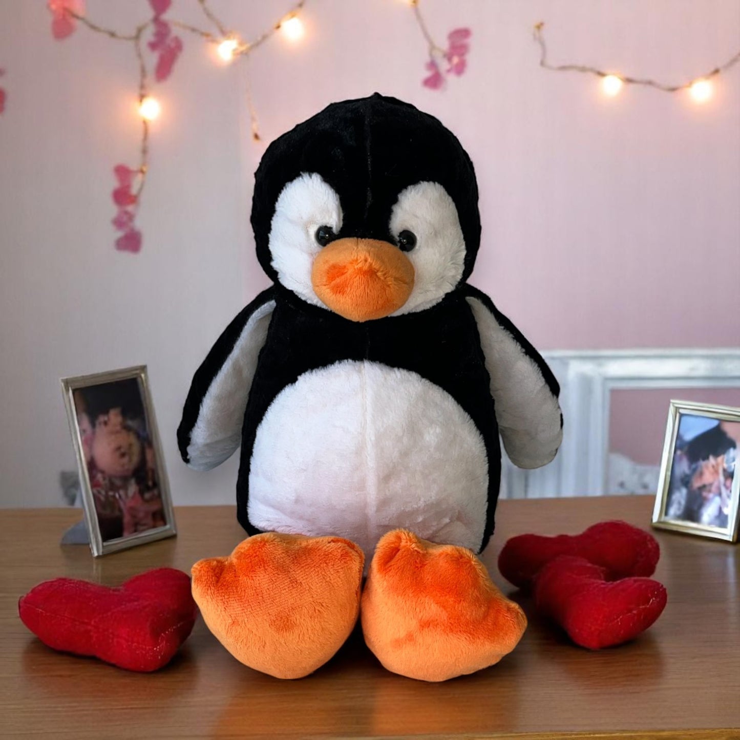 Knuffel Pinguïn stuur je boodschap met een ingesproken bericht - The Hugify