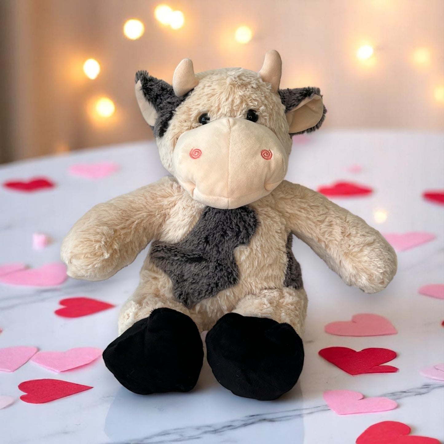 Knuffel Koe personaliseer met een ingesproken bericht - The Hugify