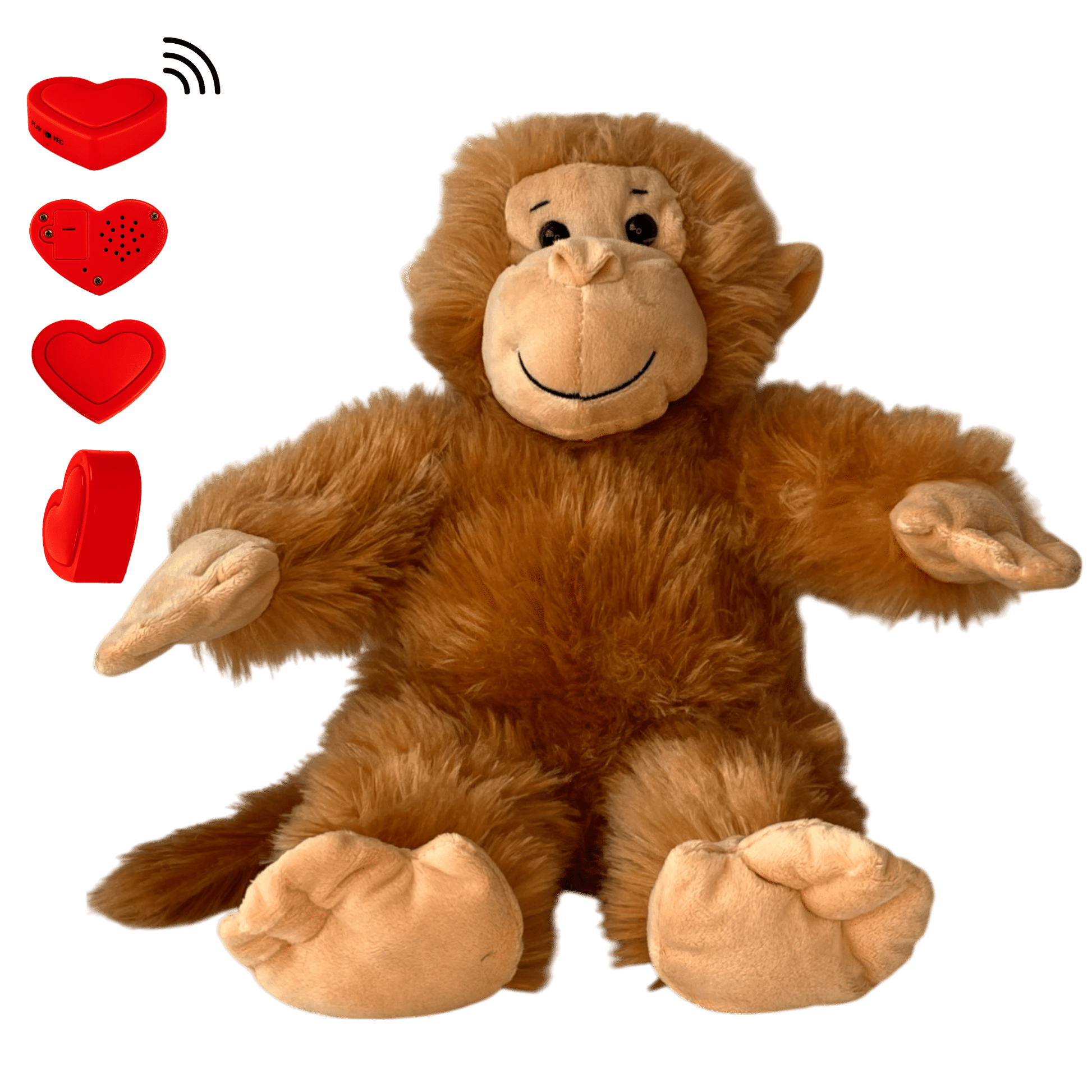 Knuffel Aap met eigen spraakopname - The Hugify