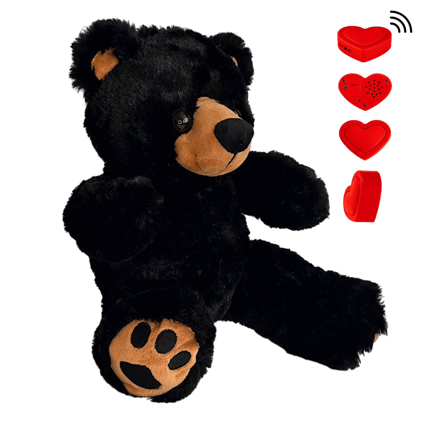 KnuffelBeer donker met ingesproken bericht - The Hugify