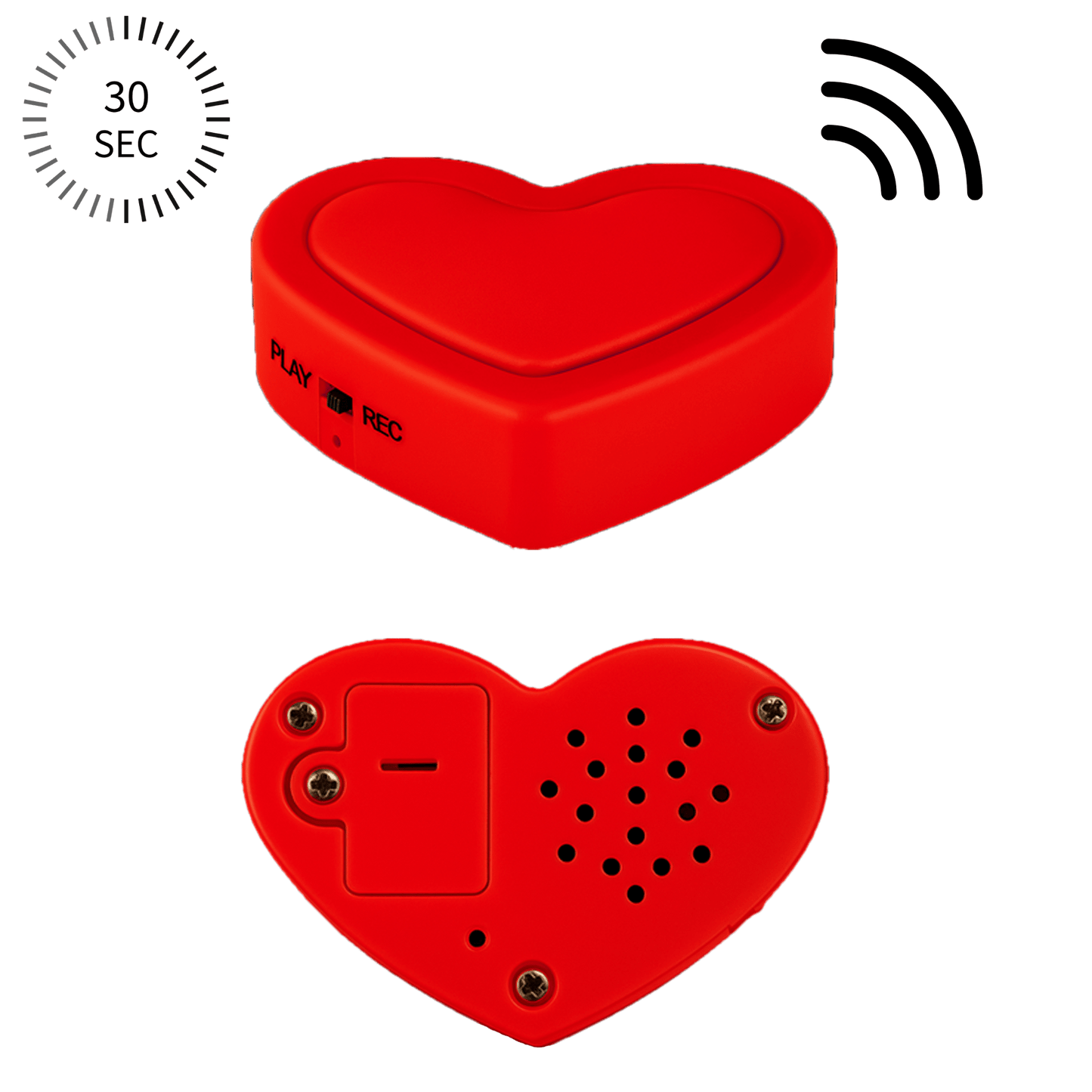 Knuffelbeer Love Blauw - Met voicerecorder