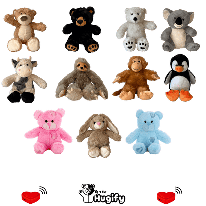 Knuffelbeer Love Roze - Met voicerecorder