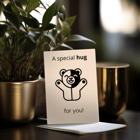 Voorkant van de wenskaart