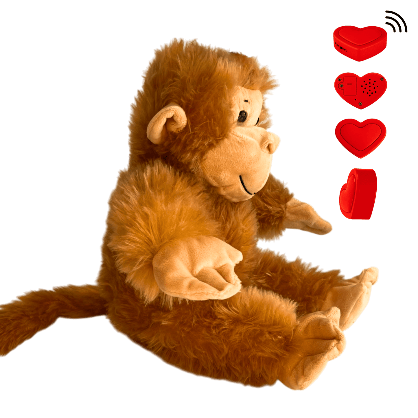 Knuffel Aap met eigen spraakopname - The Hugify