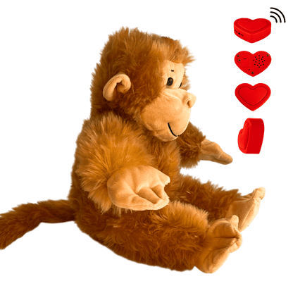 Knuffel Aap met eigen spraakopname - The Hugify